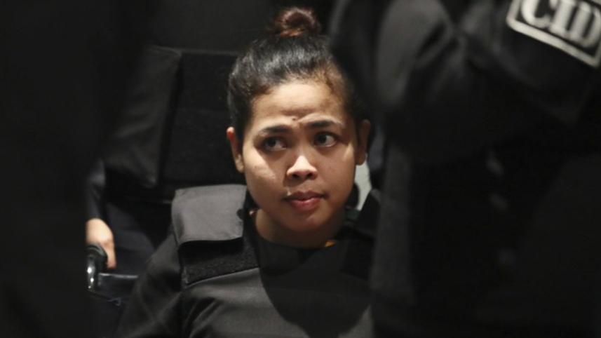 Women on trial visit airport where Kim Jong Nam was attacked