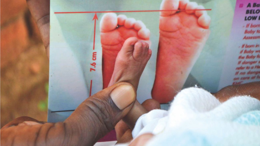 A paper card to save a baby