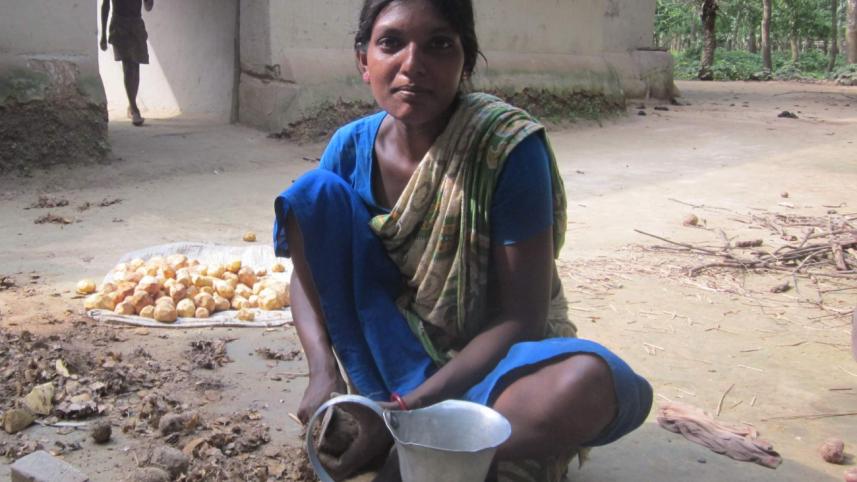A Santal woman