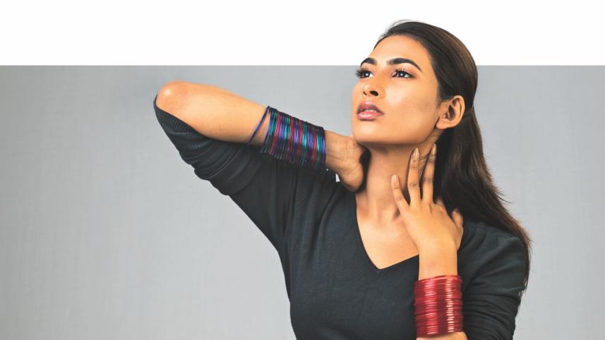 A wristful of rainbow