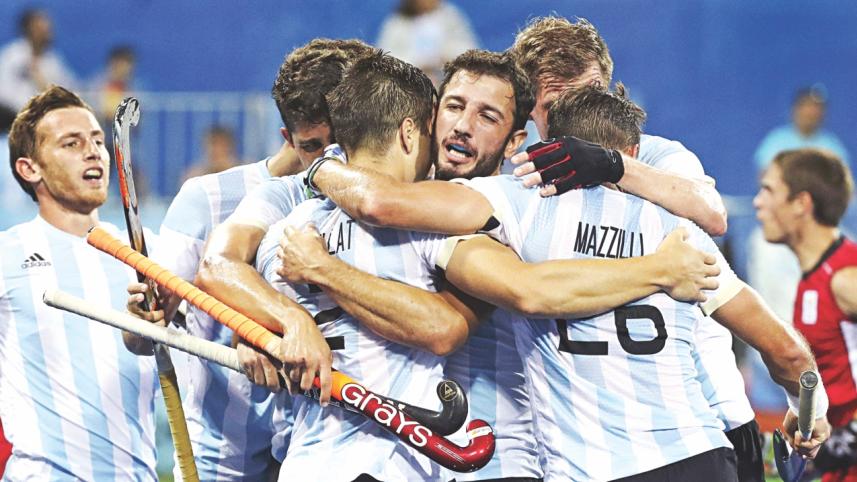 Argentina beat Belgium, olympic hockey, first ever title