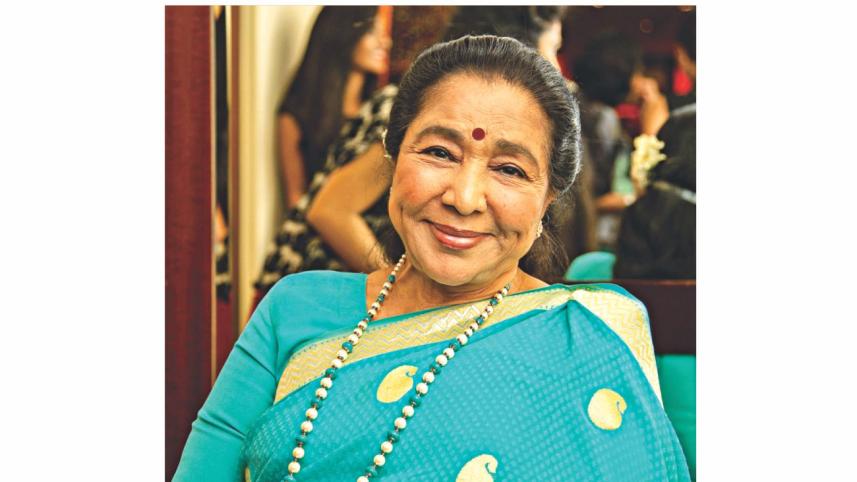 India's legendary singer Asha Bhosle