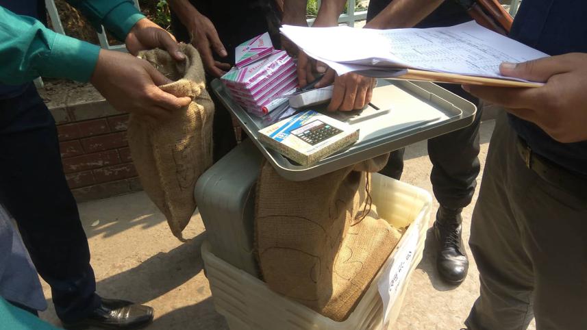 The Election Commission on Saturday starts handing over election materials 