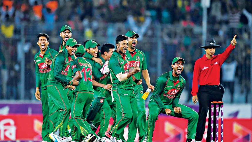 Wining Moment of Team Tigers