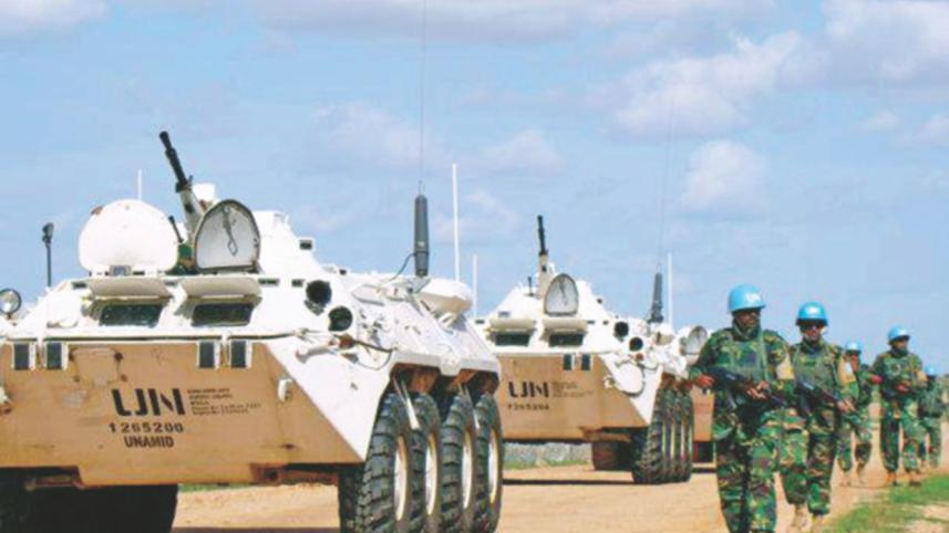 Bangladeshi peacekeepers in Darfur