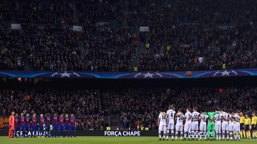 Tribute to Chapecoense tragedy