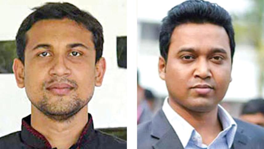 Bangladesh Chhatra League's Shovon and Rabbani