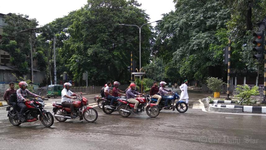 Number of motorcycles doubled in Dhaka