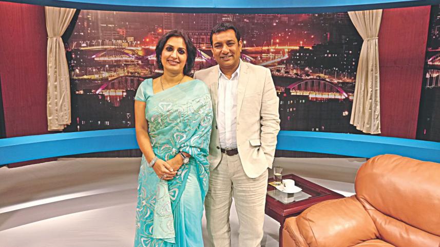 Bipasha Hayat and Tauquir Ahmed