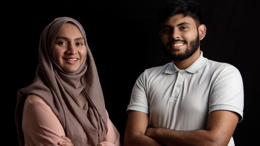 Bushra E Anjum and Mushfiqur Rahman Saad.jpg