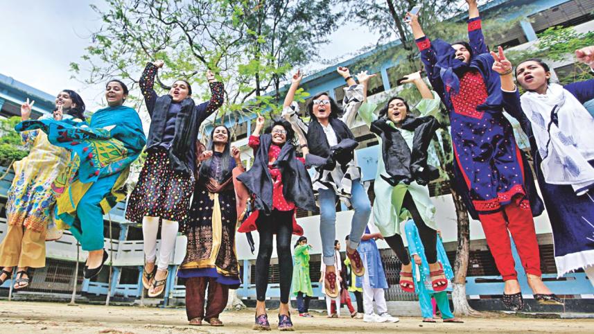 CAMPUSES ABUZZ WITH JOY