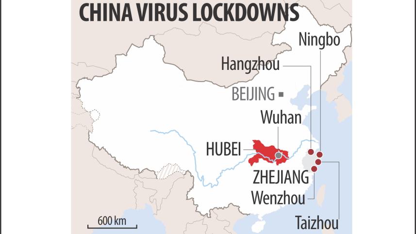 Coronavirus spreading in China