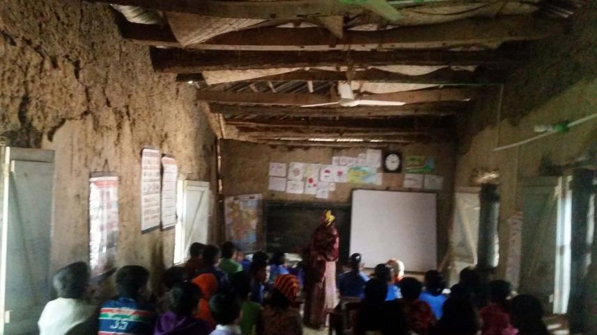 Dulali Government Primary School in Joypurhat's Akkelpur Upazila