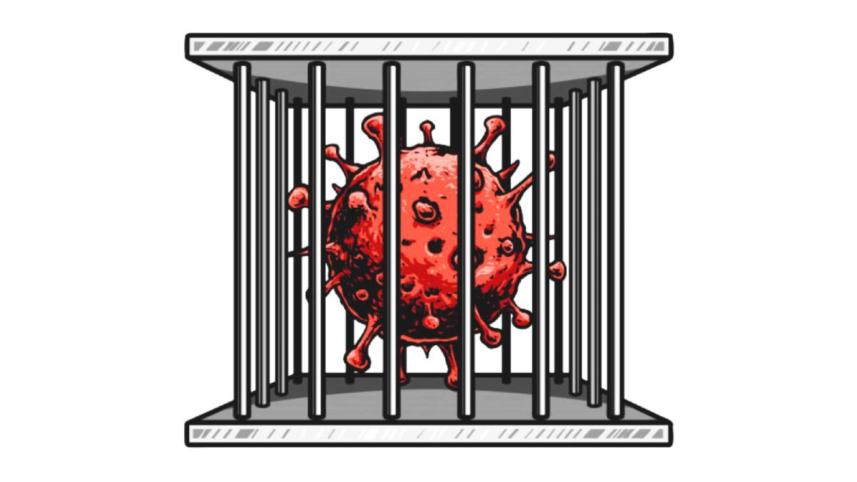 prison guards Covid-19 test positive