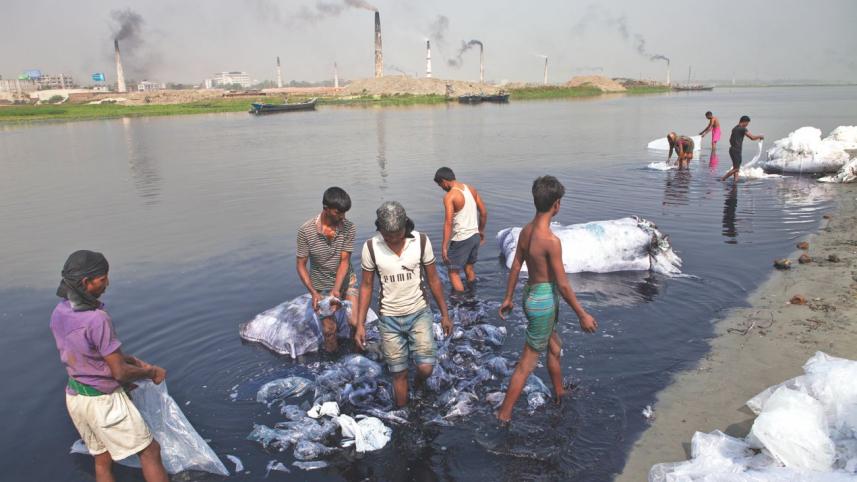 Dark Flows the River Turag