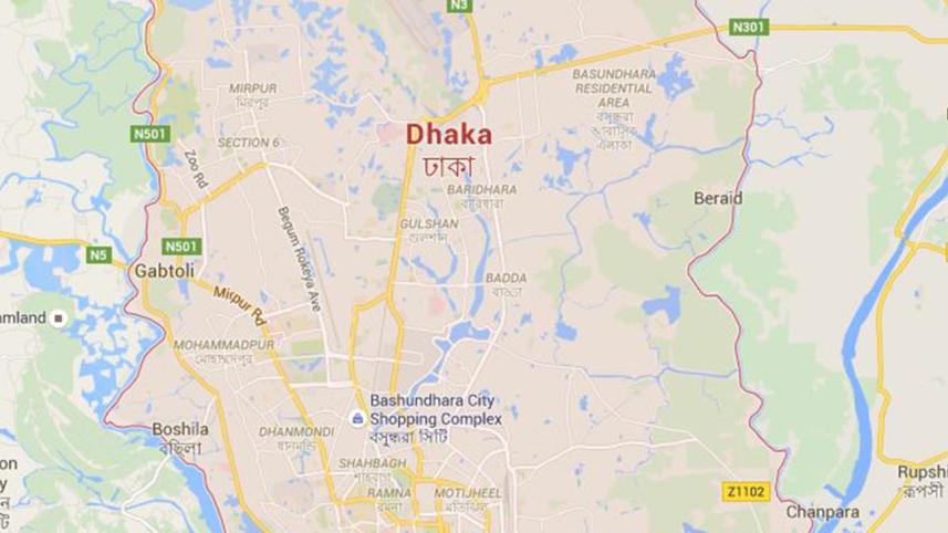 Dhaka map