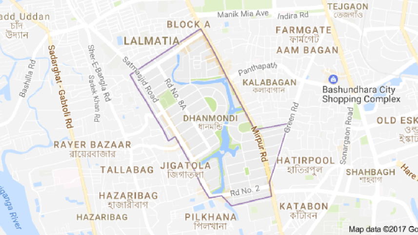 Dhanmondi map.png