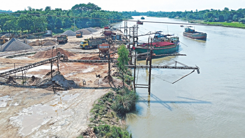 Illegal stone crushers 