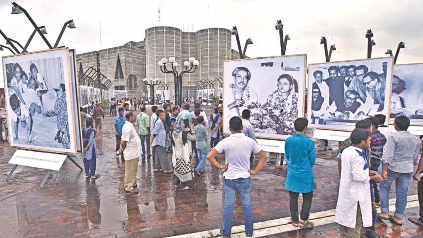exhibition on Bangabandhu