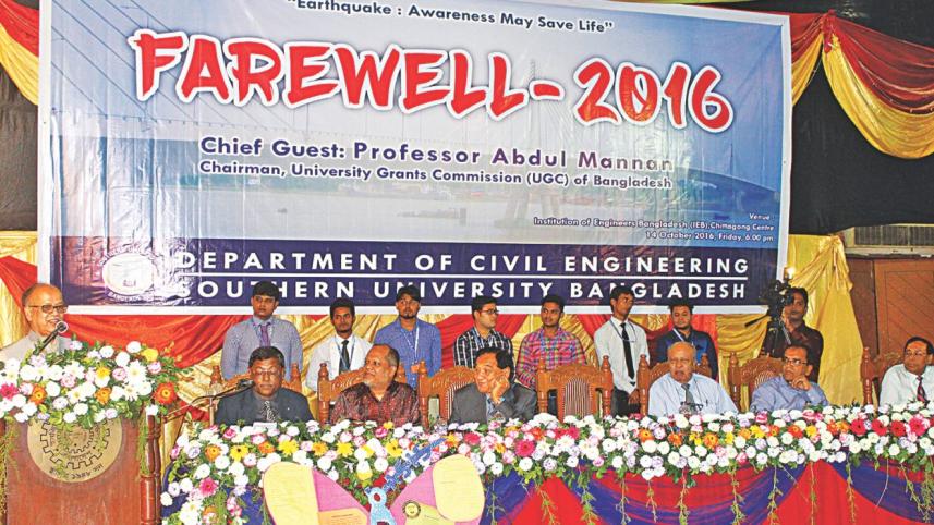 Farewell Programme for SUB's Civil Engineering Dept