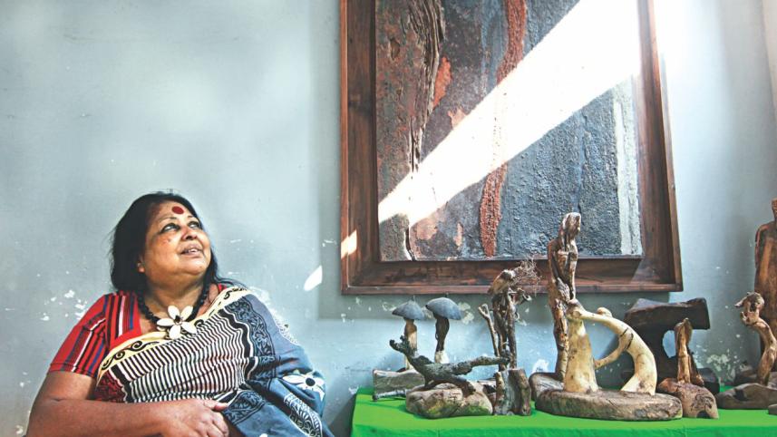 The portrait of an artist Ferdousi Priyabhashini