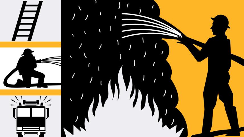 Fire at Dhaka International Trade Fair