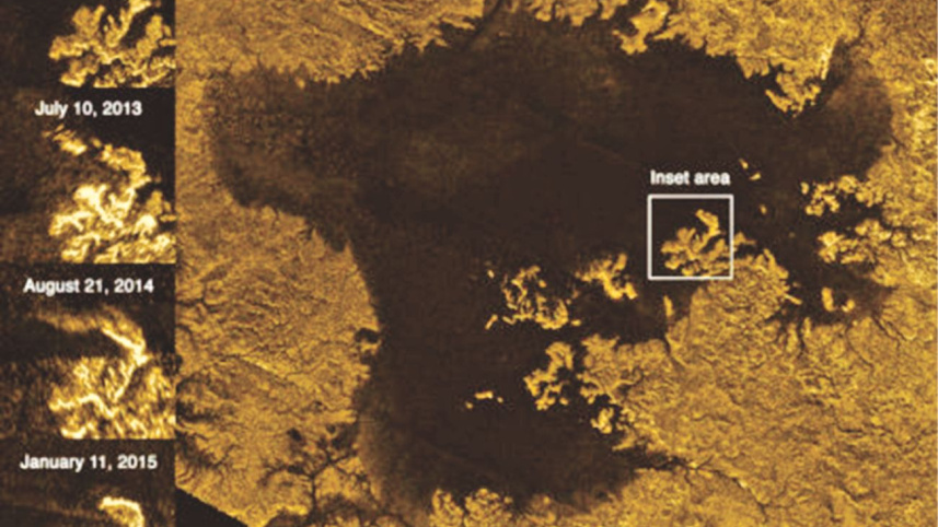 Flooded Canyons on Saturn's Moon