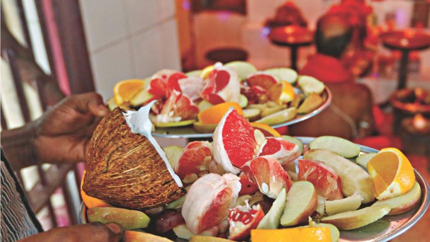 food offering to godess