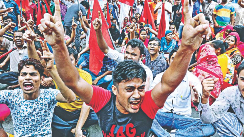 Garment workers protests