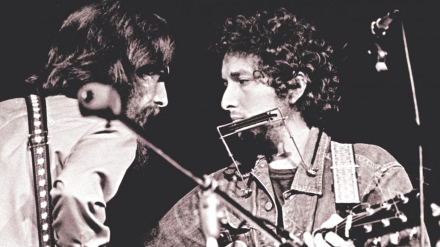 George Harrison and Bob Dylan