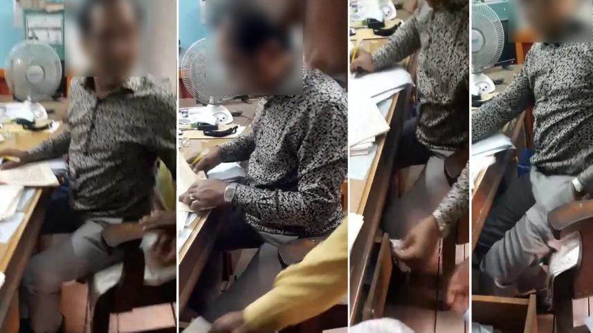 Taking bribe from people