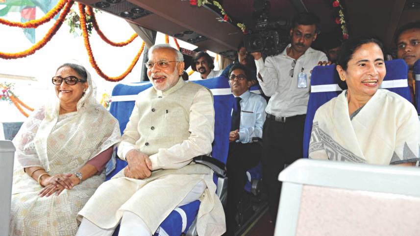 Hasina, Modi and Mamta