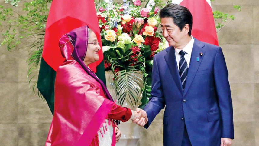 hasina visit japan.jpg