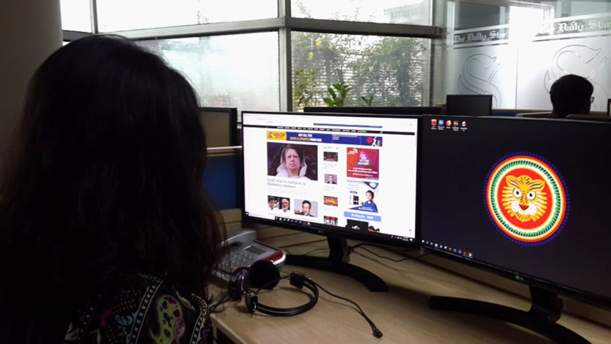 Active internet users in Bangladesh