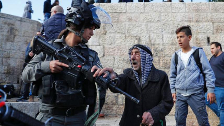 Israeli forces disperse Palestinian protesters