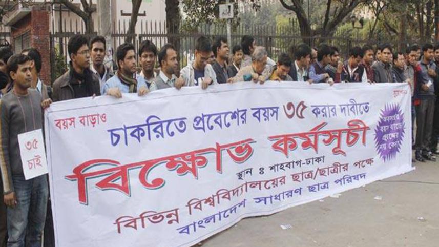 government jobs age limit 35 years