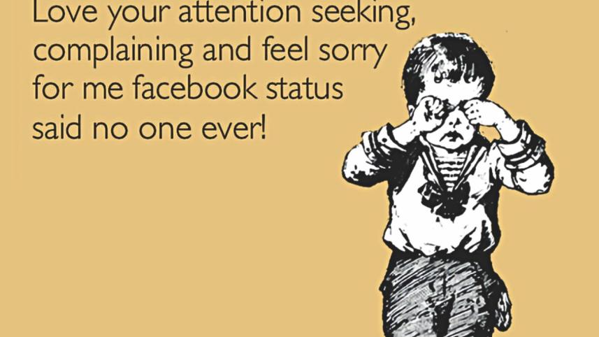 Justifying Attention Seekers