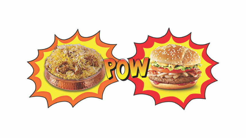 Kacchi Biryani vs Burger