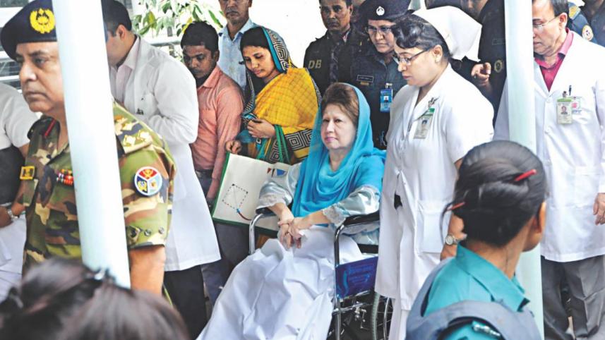 Khaleda Zia's present health condition reports