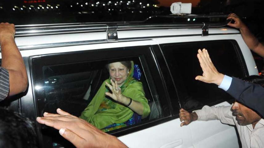 Khaleda at airport.jpg