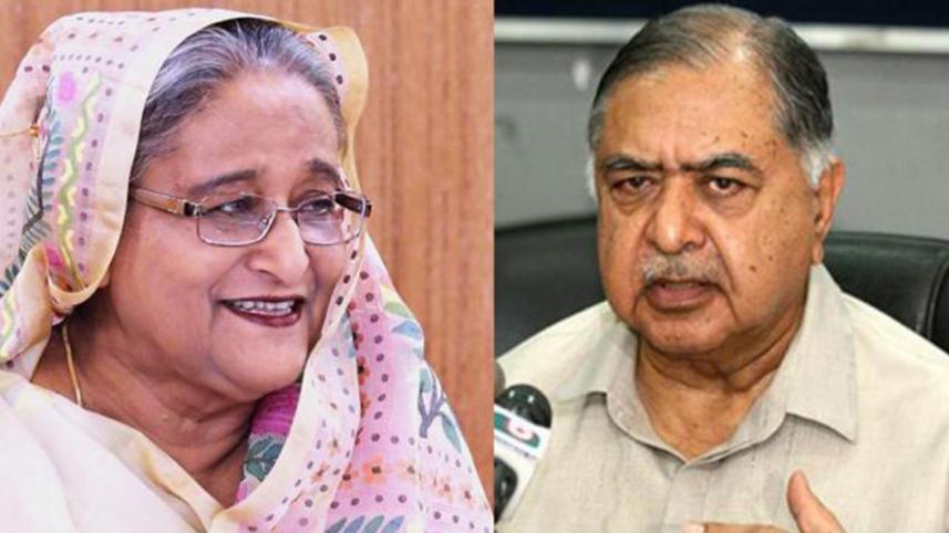 Prime Minister Sheikh Hasina and Dr Kamal Hossain