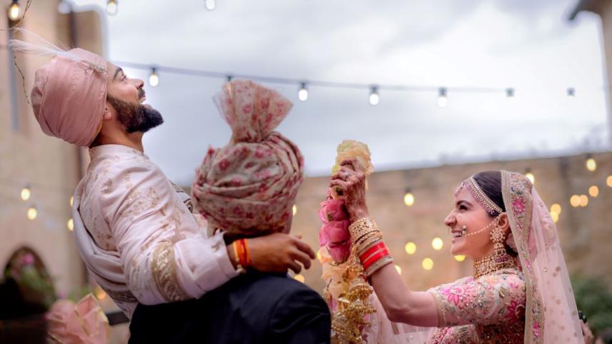 virat kohli-anushka sharma wedding pics