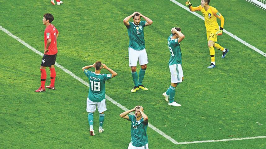 Germany out from world cup