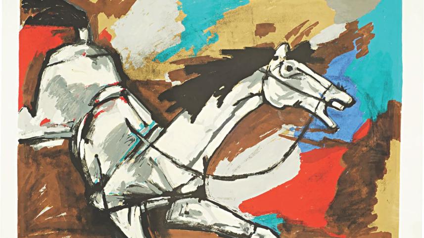 M F Husain work