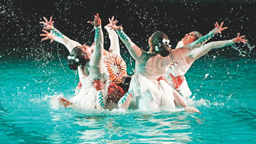 Magical water ballet