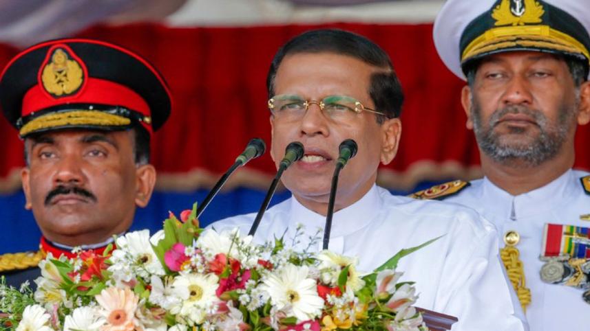 Sri Lanka's President Maithripala Sirisena