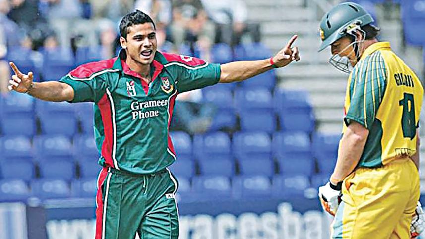 Mashrafe mortaza in Cardiff