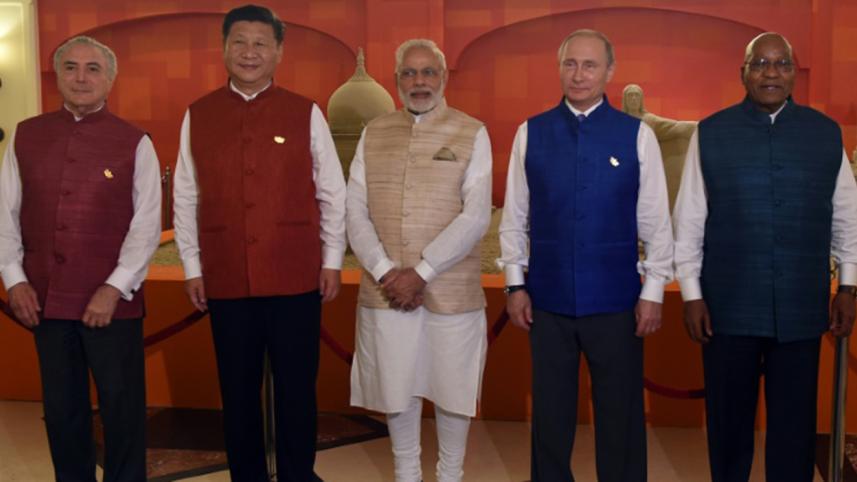 Indian Prime Minister Narendra Modi, BRICS, BRICS leaders 