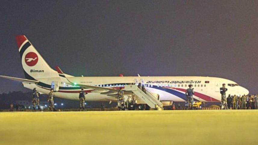 Biman Bangladesh Plane files on Thrusday