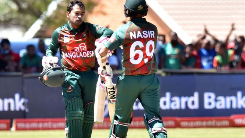  Mushfiqur Rahim and Nasir Hossain